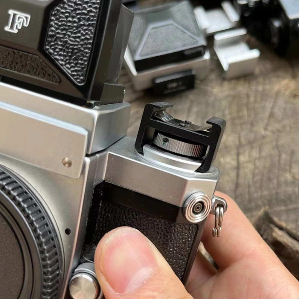 F F2 Film Kamera Körper Perfekte Passt Zwei Kalten Stiefel ALS 1 für Licht Meter Schießen Vlog Halterung Flash Rebound dichtung Mehr Feste Langlebig Image