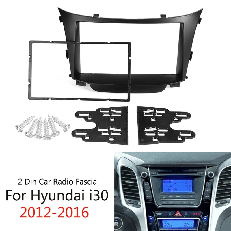 1 set Auto 2 Din Autoradio Stereo Blende Dash Frame Panel Adapter für Hyundai i30 Image