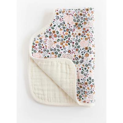 Little Unicorn Cotton Muslin Burp Cloth - Pressed Petals