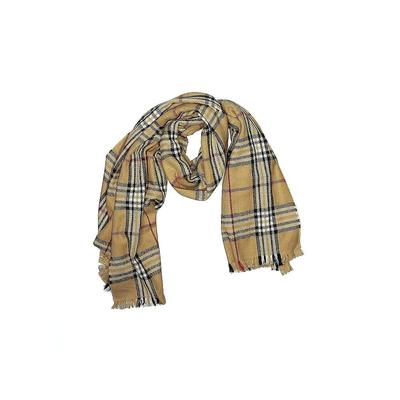 V.Fraas Scarf: Tan Plaid Accessories