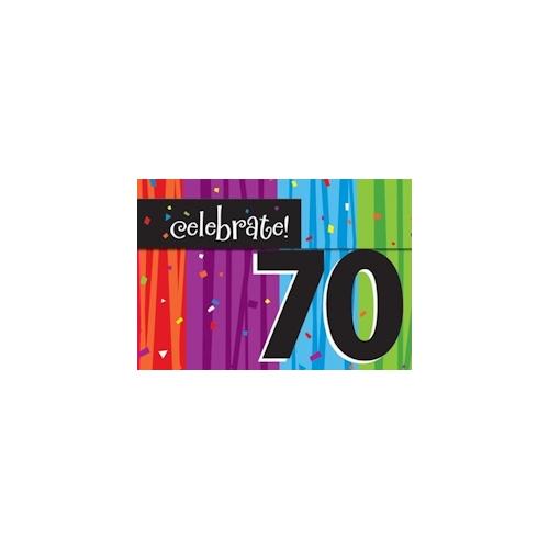 70. Geburtstag Einladungskarten