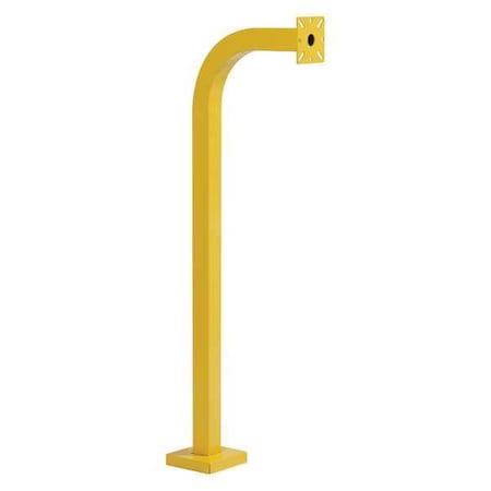 PEDESTAL PRO 42-9C-YEL Car Height Pedestal,42"H,Yellow,17 lb.