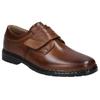 Klettschuh JOSEF SEIBEL "Alastair 16", Herren, Gr. 46, braun (cognac), Leder, klassisch, Schuhe, in komfortabler Schuhweite K (extraweit)
