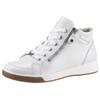 Schnürboots ARA "ROM", Damen, Gr. 2,5, weiß, Glattleder, sportlich, Schuhe, Keilabsatz, High Top-Sneaker, Freizeitschuh in Schuhweite G = weit, Topseller
