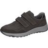 Klettschuh WALDLÄUFER "K-JOHN", Herren, Gr. 12 (47), grau, Nubukleder, Nappaleder, sportlich, Schuhe, Komfortschuh, Bequemschuh, Halbschuh in extra bequemer Weite K