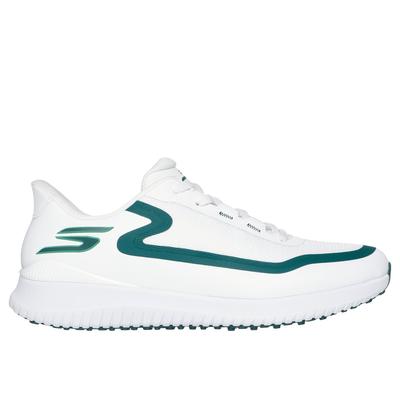 Skechers Men's Slip-ins: GO GOLF Flight Shoes | Size 11.5 | White/Green | Synthetic/Textile