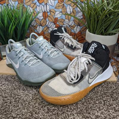Nike Shoes | (2 Pair) Nike Kyrie Flytrap And Nike Metcon Women's Size 8.5 Sports Shoes | Color: Black/Gray | Size: 8.5