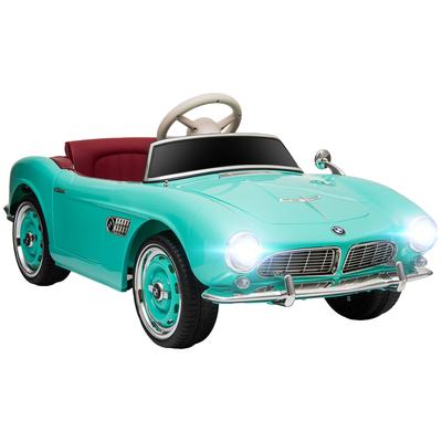Retro BMW 507 Electric Car for Kids, 12V Battery with Suspension System, Lights