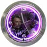 Horloge néon rose johnny hallyday