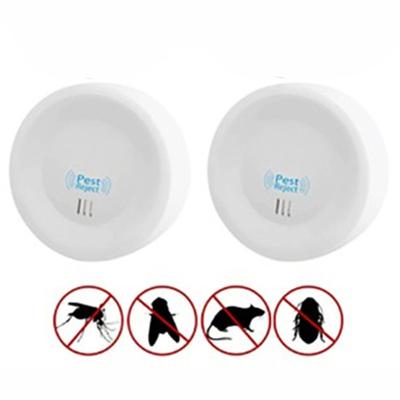 2PCS Ultrasonic Pest Control Repeller Indoor Electronic Insect Repellent Suitable for Insects Cockroaches Spiders Ants Insects and Mice Suitable for Home Kitchen Garage Warehouse