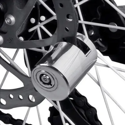 Bicycle Disc Brake Lock Anti Theft Motorbike Security Wheel Zinc Alloy Steel Disk Lock Waterproof for Motor Scooter Bike
