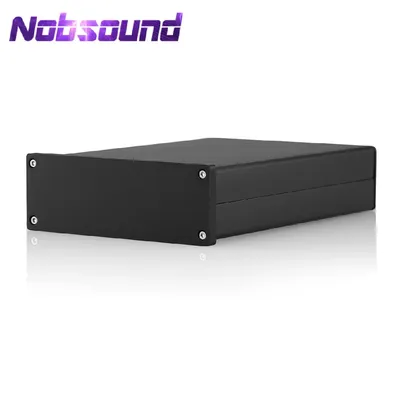 Nob sound diy verstärker aluminium gehäuse hifi amp chassis vorverstärker gehäuse dac schrank box Image