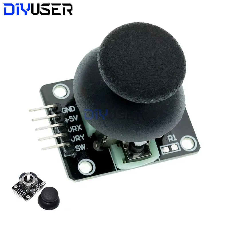 Diyuser für arduino zweiachsiges xy joystick modul höhere qualität ps2 joystick steuer hebels ensor KY-023 bewertet 4,9/5