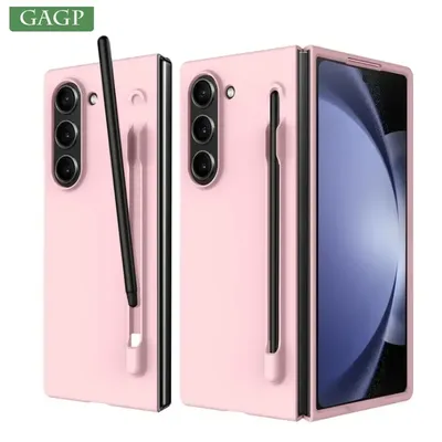 Für Samsung Z Fold 6 s Stift Fall schlanke matte Haut Touch PC stoß feste Abdeckung für Samsung Galaxy Z Fold 5 6 Fold6 Stift Stift halter
