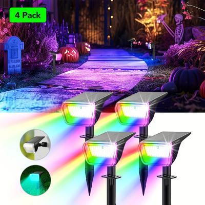 TEMU 4pcs Multicolored , 10 , Ip65 For Halloween Decorations,