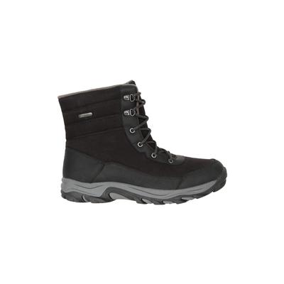 Mountain Warehouse - Herren Schneestiefel "Ohio", Mit Vlies gefüttert (Pechschwarz)