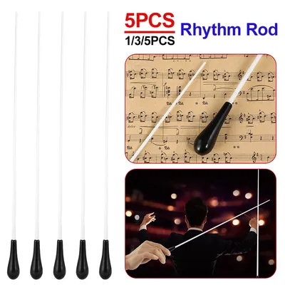 1-5PCS Rhythm Director Conductor Resin Baton Musical Band Music Concert 38cm Instrument for Music