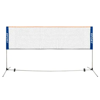 Portable Adjustable Height Badminton Net Rack Set Foldable Stainless Tennis Volleyball Net For