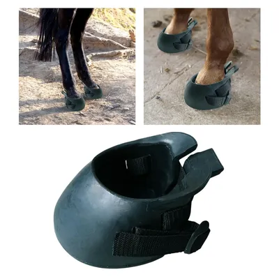 Horse Hoof Boot Outdoor Thick Protect Equine Shoe Hoof Protector Durable Nonslip Foot Guard for