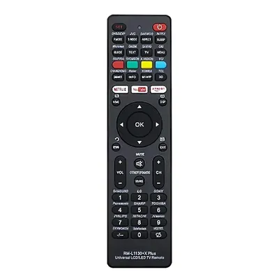 Universal Replacement Remote Control RM L1130 X for All Brand Television TV RM L113 12 RM L1130 8