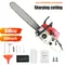 1 Set Gas Chain Saw High Power Multifunction 58 Cubic Centimeter Rust Resistant Wood Chainsaw for