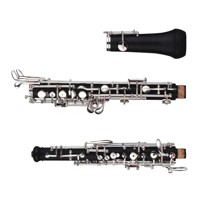 Professional Oboe C Key Semi-automatic Style Silver-plated Keys Woodwind Instrument Mini Screwdriver