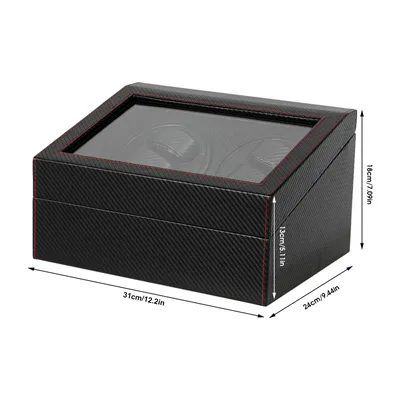 Automatic Rotation Watch Winder Box 4+6 Self Winding Display Box Storage Case Flexible Watch Pillow