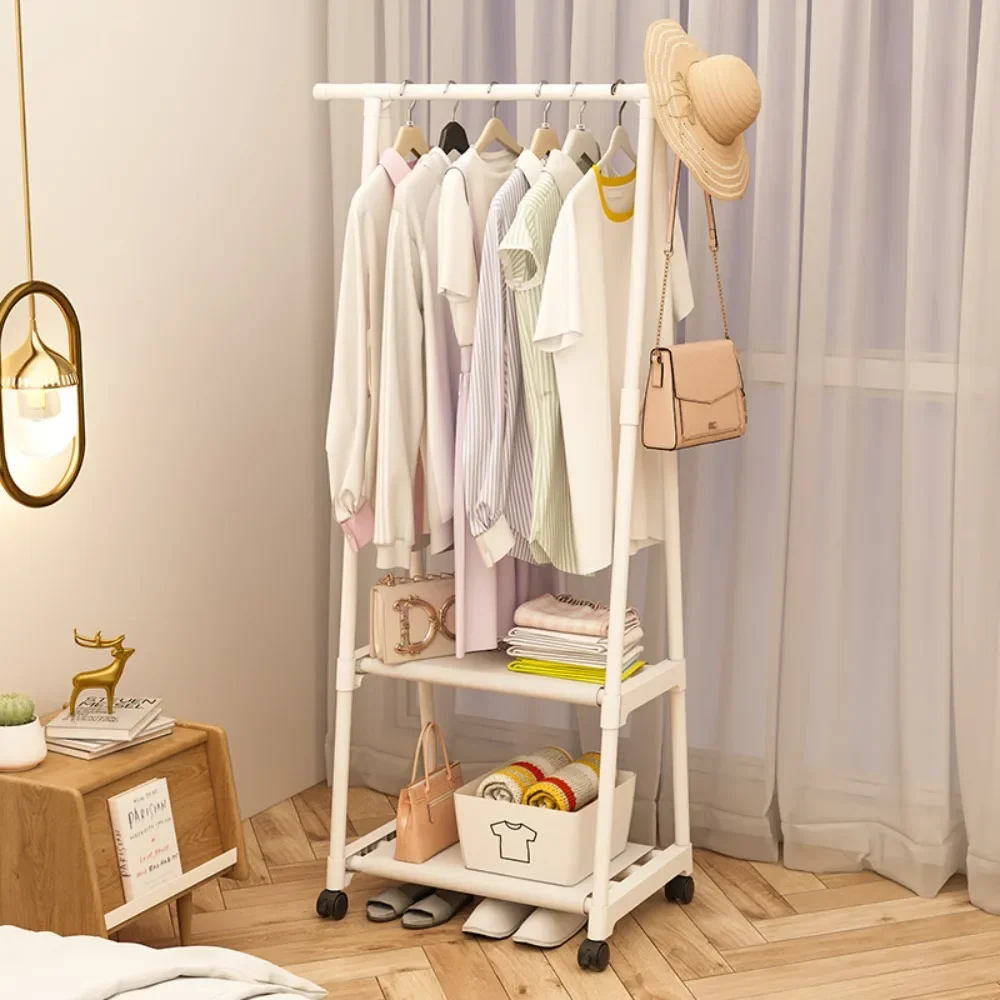 Stehende Garderobe Dreieck bewegliche Kleider ständer Schlafzimmer einfache coole Garderobe Platz sparen hängende Kleidung Lagerung Kleider ständer