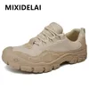 Neue männer Casual Schuhe Aus Echtem Leder Outdoor männer Schuhe Atmungsaktive Mesh Turnschuhe Nicht-rutsch Bequem Wandern Schuhe größe 38-46