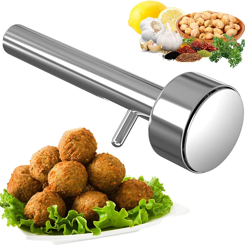 Frikadelle Maker Maschine Große Falafel Ball, Der Scoop Mold DIY Küche Werkzeug Pal Fleisch Drücken Gadgets Edelstahl Form Neue