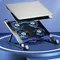 Faltbare 4 Lüfter Laptop Kühler halter für MacBook höhen verstellbare Notebook Computer Kühl ständer Halterung Office Working Gaming