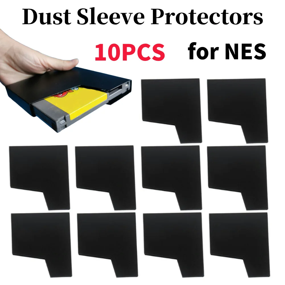 10 Stück Set Staubs chutz hülle Abdeckung Spiel patrone Hülsens chutz Ersatz schutz patrone für nes Spielkarte Image