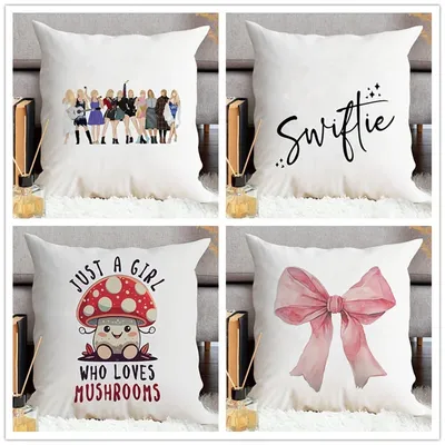 Taylor Version Muster Kissen bezug Home Office dekorative Kissen bezug Wohnzimmer Schlafzimmer Sofa Dekor Wurf kissen Mädchen Geschenk Image