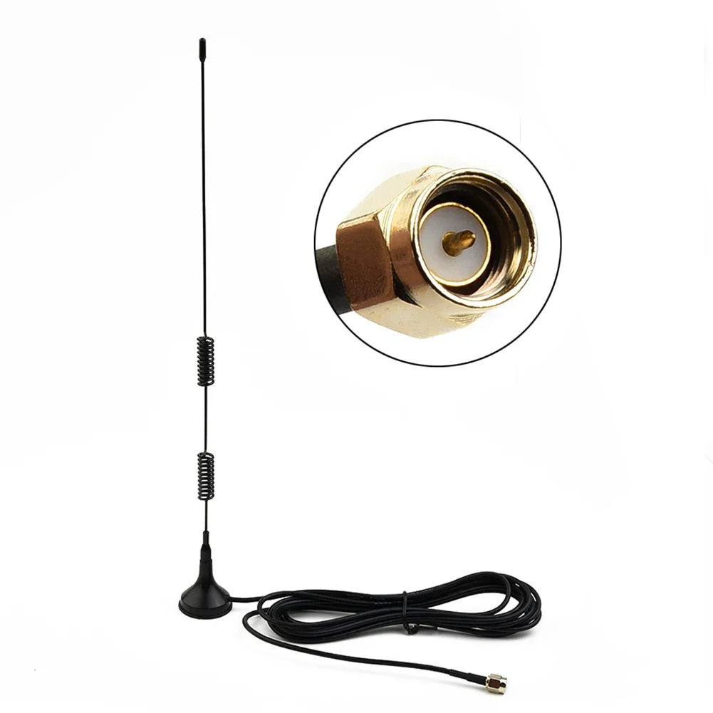 Für Bingfu Dual Band VHF UHF 136-174 MHz 400-470 MHz Ham Radio Antenne SMA Männlichen Auto zubehör Hochwertige Antenne Kit Image