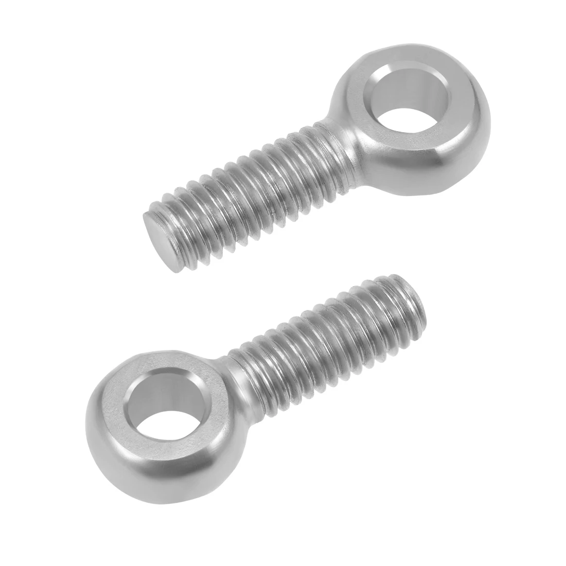 Uxcell 2–10 Stück M6 M8 M10 M14 Ringschraube mit Gewinde, 304 Edelstahl, Maschinen-Schulter-Schaukel-Hebe-Augenschraube, metrisches Gewinde Image