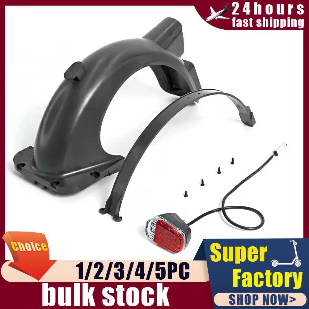 Hinterrad Wasser Prall schutz Set E-Scooter Teile Kotflügel Rücklicht Kotflügel Installation streifen für Segway Ninebot Max G30 G30D Image