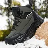 Neue Männer Winter Schnee Stiefel Für Wasserdichte Leder Turnschuhe Super Warm männer Stiefel Outdoor Männlichen Wanderschuhe Arbeit Schuhe größe 39-48