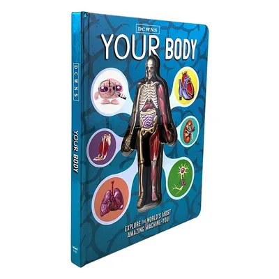 Medicals Buch 3D Bild Menschlichen Körper Struktur Anatomie Wissenschaft Kinder Frühe Bildung Bücher Image