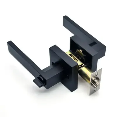 Interior Door Door Handle Lock with Core/latch, Heavy-duty Door Lock Handle Set, Safety Accessories