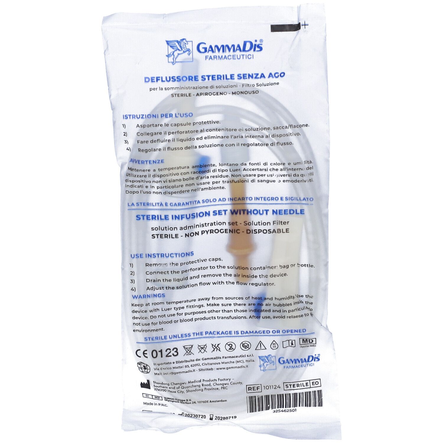 Deflussore Sterile Senza Ago Gammadis 1 St