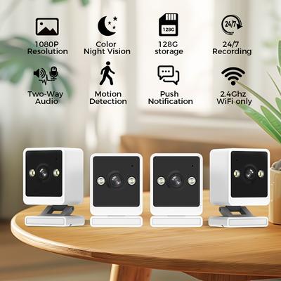 TEMU 4pcs - , - , , Detection, Suction, To Set, To Phone, App: