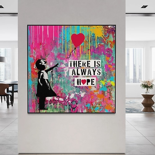 Graffiti-Kunst, handgemalte abstrakte Kunst, Graffiti, süßes Mädchen, Gemälde, Leinwand, Wandkunst, Gemälde, Pop-Art, Ölgemälde, Wandkunst, Straßenkunst, Gemälde für Wohnzimmer, Schlafzimmer, Eingang, Image