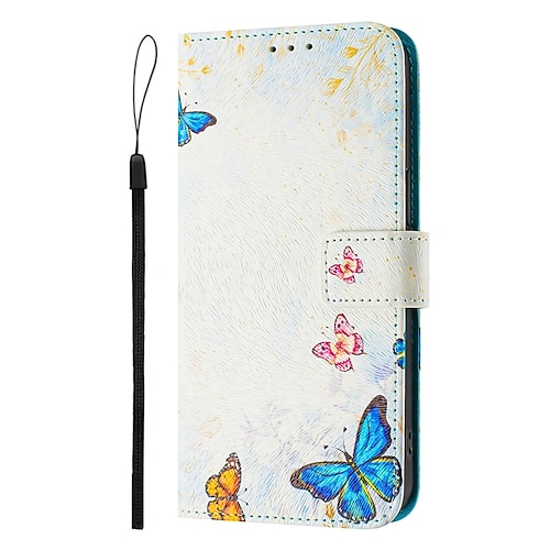Handy Hülle Handyhüllen Für iPhone 17 Pro Max 17 Air 16 15 14 Pro Max Plus 13 12 11 Pro Max Mini Brieftaschenhülle Mit Ständer Magnetisch Vollschutz Retro TPU PU-Leder Image