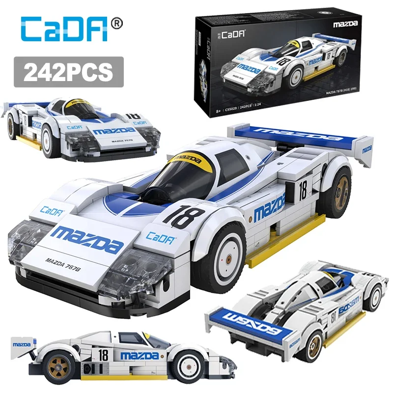 Cada 1:24 Tecnico Drift Auto Da Corsa C42 Modello di Auto Sportiva Building Blocks Città Resistenza Auto Sportiva Mattoni Giocattoli Per I Regali Del Capretto