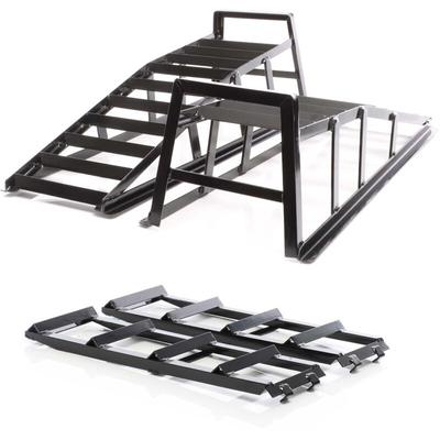 Wiltec - Set 2x Auffahrrampe bis 2 t je Paar, 915x350x275 mm, Auffahrschiene Verladerampen aus