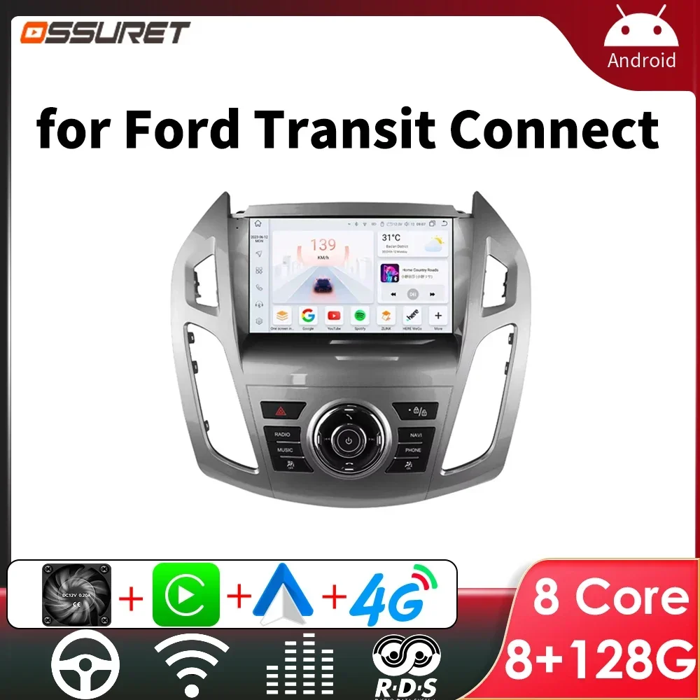 Android Auto Stereo Multimedia für Ford Transit Connect 2013-2018 Ford Tourneo Connect Carplay Autoradio GPS Player 7862 WIFI Image