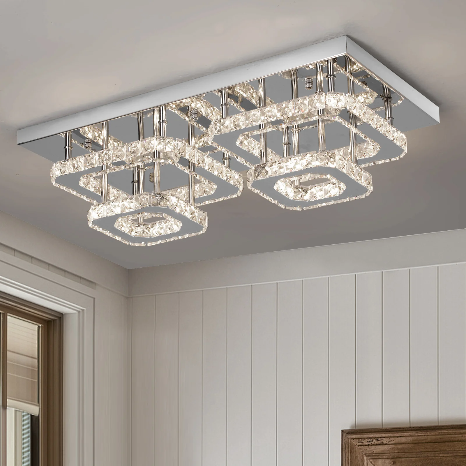 Kristall Deckenleuchte Moderne Kristall Led Kronleuchter Luxus Anhänger Beleuchtung Wohnkultur Lampe Wohnzimmer Innen Leuchte Schlafzimmer