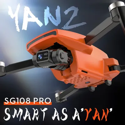 SG108Pro GPS Drone with 5G Wifi Quadcopter 2-Axis Gimbal 4K Dual HD Camera Brushless Optical Flow