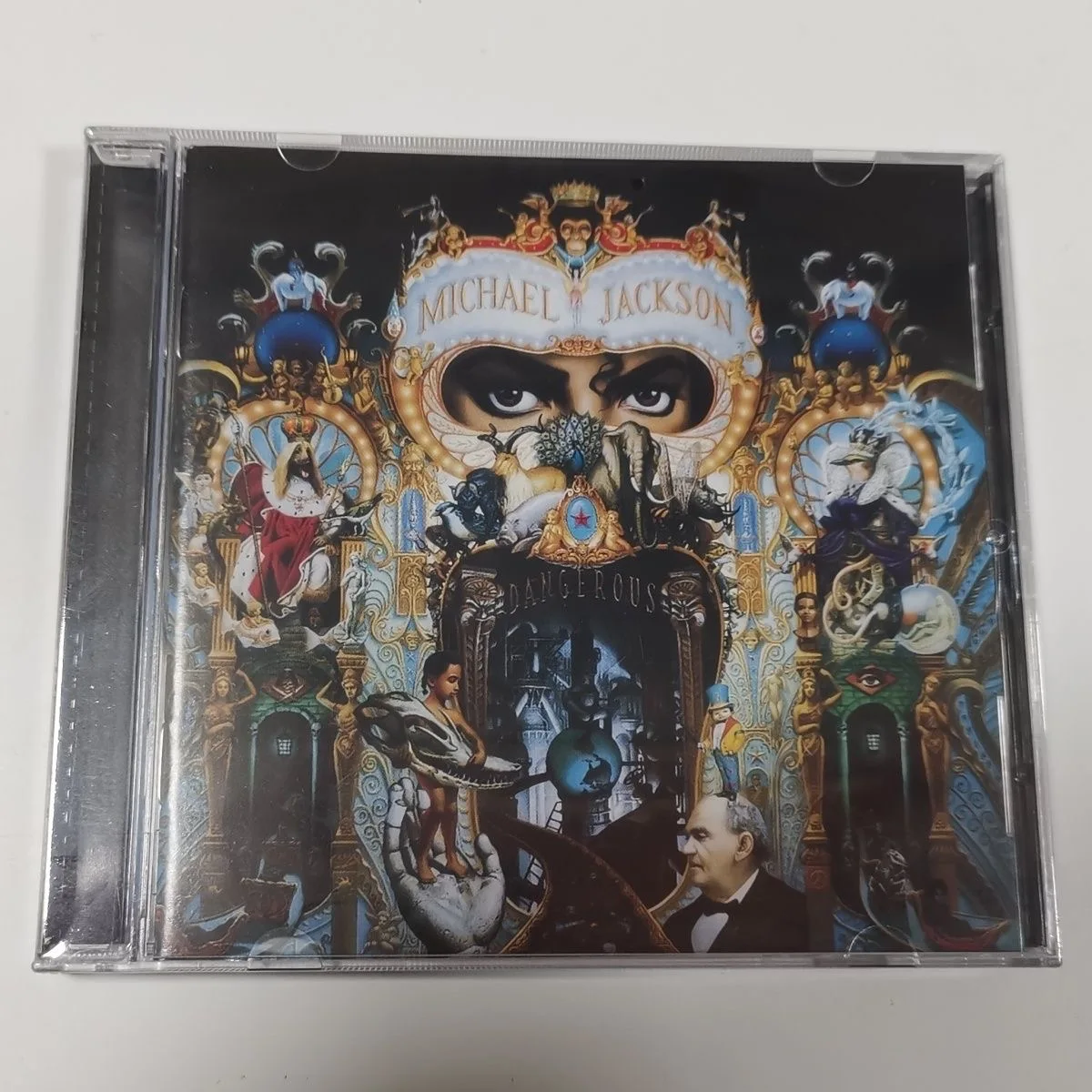 MJ Superstar King of Pop Michael Jackson Musik CD Dangerous Album Compact Disc Cosplay Walkman Auto CD-Player Soundtrack Box Geschenk