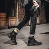 Rutschfeste Schnür-Schneestiefel für Herren, modisch, neu, trendig, 2025, Größe 44, Schuhe, niedriger Preis, günstiges Angebot, Y2k-Verkauf, Vintage 45 Herrenschuhe